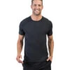 Rhone Men's Reign Tech Short Sleeve Shirt -Everyday Yoga 6585209552939 black 1a