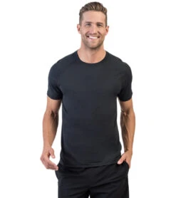 Rhone Men's Reign Tech Short Sleeve Shirt Black 11 Rhone Men's Reign Tech Short Sleeve Shirt Black -Everyday Yoga 6585209552939 black