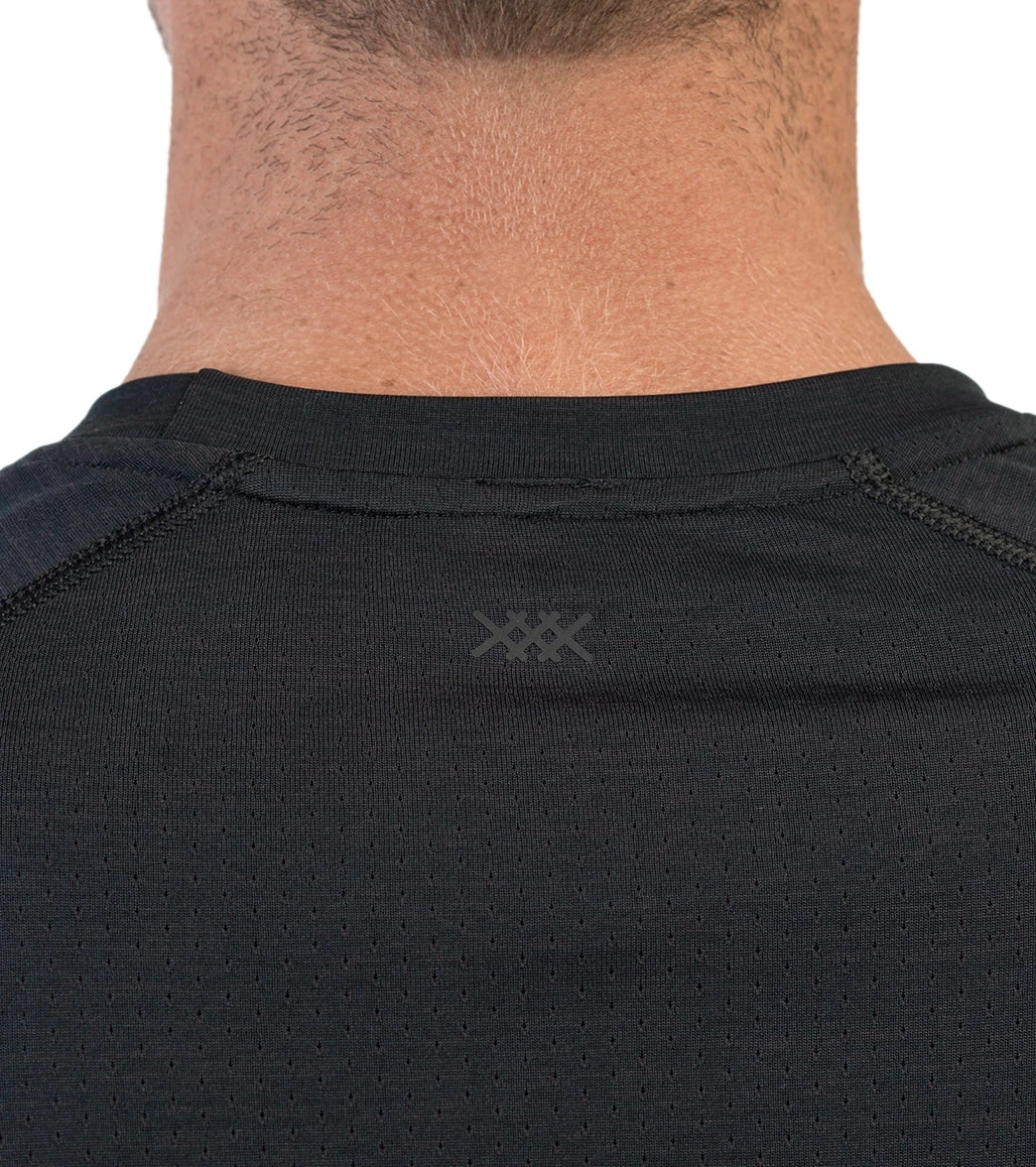 Rhone Men's Reign Tech Short Sleeve Shirt Black 6 Rhone Men's Reign Tech Short Sleeve Shirt Black - Image 4