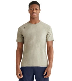 Rhone Men's Reign Tech Short Sleeve Shirt -Everyday Yoga 6585209618475 olivinespacedye 1a