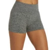 Spiritual Gangster Amor High Waist Shortie Heather Grey 1 Spiritual Gangster Amor High Waist Shortie Heather Grey -Everyday Yoga 6591120080939 heathergrey 2a