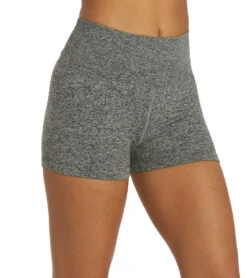 Spiritual Gangster Amor High Waist Shortie Heather Grey