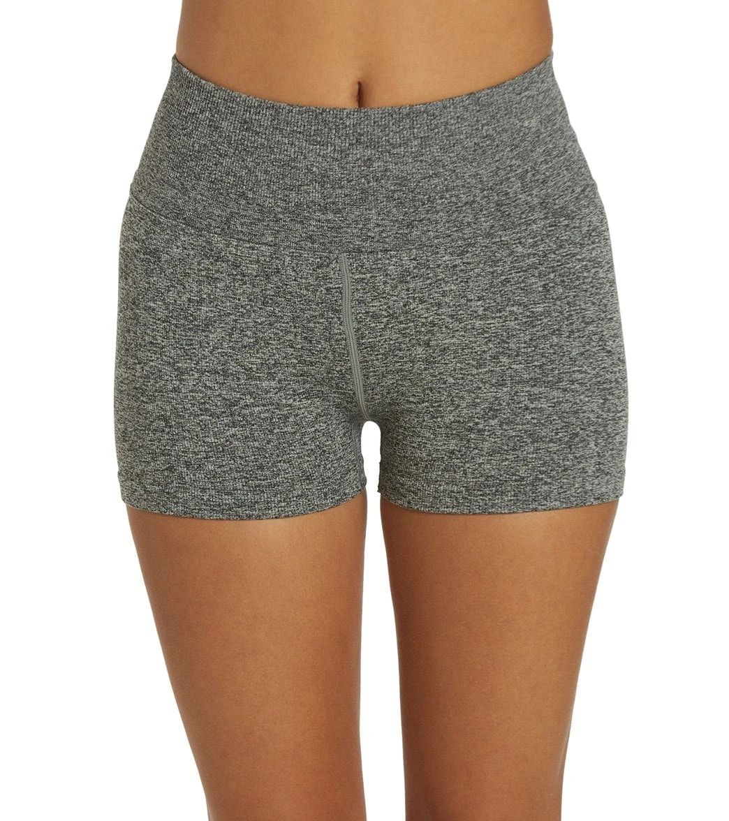 Spiritual Gangster Amor High Waist Shortie Heather Grey 7 Spiritual Gangster Amor High Waist Shortie Heather Grey - Image 5