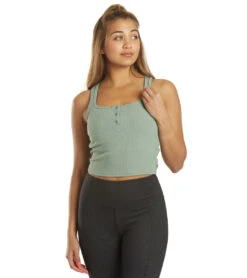 Marika Milly Crop Tank Chinois Green -Everyday Yoga 6603551440939 chinoisgreen