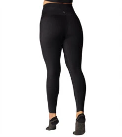 Tavi High Waisted 7/8 Yoga Leggings -Everyday Yoga 6605264617515 ebonypython 3a