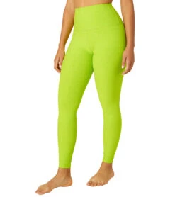 Beyond Yoga Spacedye High Waisted Caught In The Midi 7/8 Yoga Leggings Matcha Green-Lime