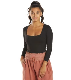 Free People Truth Or Square Bodysuit -Everyday Yoga 6613005271083 black 1