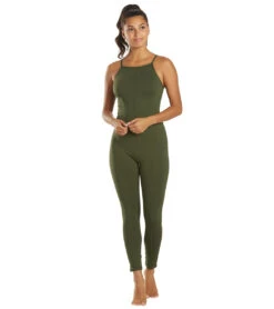 Free People Ashford Side To Side Performance Jumpsuit Secret Moss -Everyday Yoga 6619097301035 secretmoss 4a 1