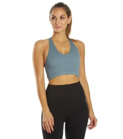 Free People Free Throw Yoga Crop Apres Blue -Everyday Yoga 6619098841131 apresblue