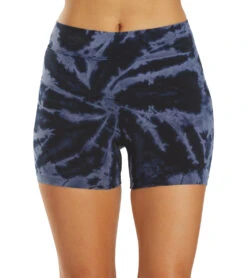 Hard Tail High Rise Yoga Booty Shorts Electric Mineral Wash 8 Indigo -Everyday Yoga 6620209414187 electricmineralwash8indigo