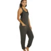 Spiritual Gangster Hacci Jumpsuit Heather Vintage Black
