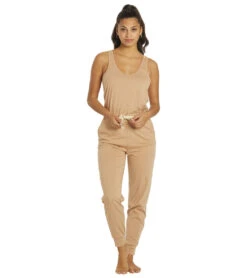 Spiritual Gangster Perfect Lounge Jumpsuit Camel 9 Spiritual Gangster Perfect Lounge Jumpsuit Camel -Everyday Yoga 6629893603371 camel 4a