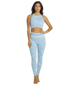 Spiritual Gangster Love Sculpt Jacquard Legging Zebra Bliss Print -Everyday Yoga 6629894848555 zebrablissprint 4a 1