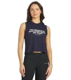 Spiritual Gangster Want Box Crop Tank Night 11 Spiritual Gangster Want Box Crop Tank Night -Everyday Yoga 6629895045163 night