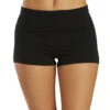 Hard Tail Rolldown Shorts 2 Hard Tail Rolldown Shorts -Everyday Yoga 6637053247531 black 1a