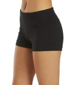Hard Tail Rolldown Shorts -Everyday Yoga 6637053247531 black 5a
