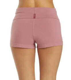 Hard Tail Rolldown Shorts -Everyday Yoga 6637053378603 dustyrose 3a