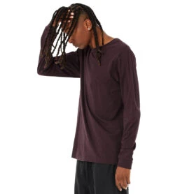 Bella + Canvas Sueded Airlume Long Sleeve Tee -Everyday Yoga 6646909894699 java 2a