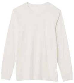 Bella + Canvas Sueded Airlume Long Sleeve Tee -Everyday Yoga 6646910353451 vintagewhite 4a