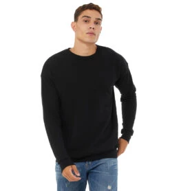 Bella + Canvas Crew Sweatshirt -Everyday Yoga 6646910746667 black