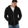 Bella + Canvas Total Zip Hoodie 2 Bella + Canvas Total Zip Hoodie -Everyday Yoga 6646911238187 black 1a
