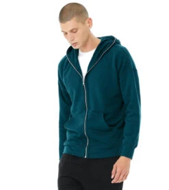 Bella + Canvas Total Zip Hoodie Atlantic -Everyday Yoga 6646911303723 atlantic