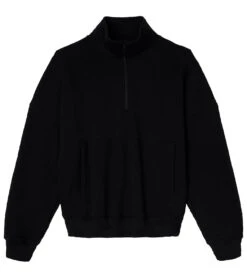 Bella + Canvas 1/2 Zip Sweatshirt -Everyday Yoga 6646911467563 black 4a 1