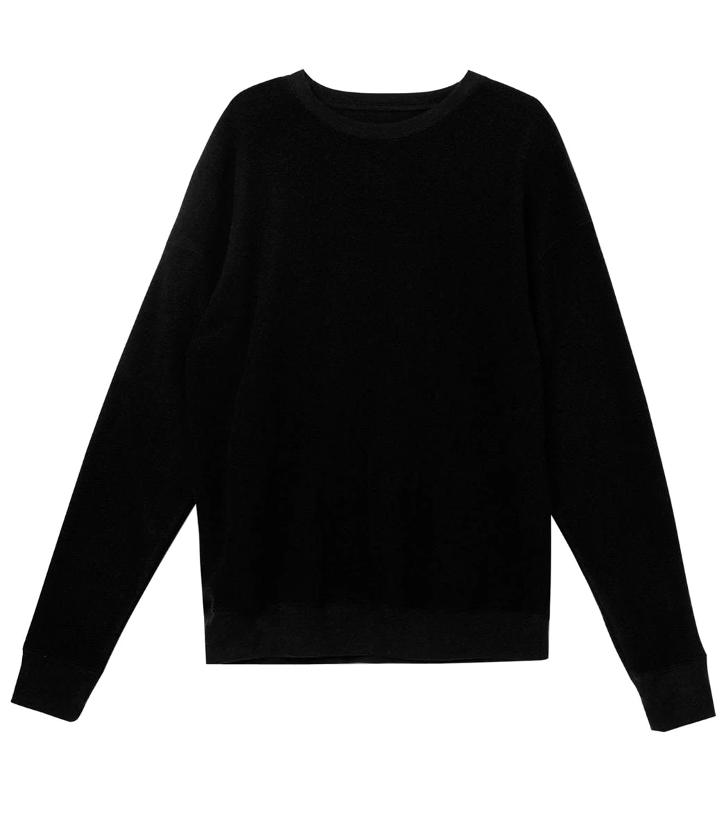 Bella + Canvas Sueded Crew Sweatshirt Black 5 Bella + Canvas Sueded Crew Sweatshirt Black - Image 3