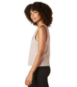 Beyond Yoga Featherweight Double V Tank Chai -Everyday Yoga 6688793428011 chai 4a