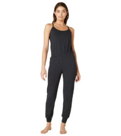 Beyond Yoga Heather Rib Lounge Around Jumpsuit 13 Beyond Yoga Heather Rib Lounge Around Jumpsuit -Everyday Yoga 6688794050603 blackheather