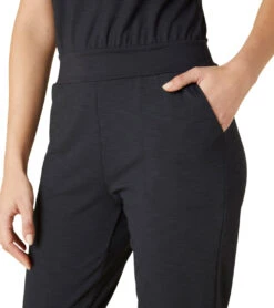 Beyond Yoga Heather Rib Lounge Around Jumpsuit 12 Beyond Yoga Heather Rib Lounge Around Jumpsuit -Everyday Yoga 6688794050603 blackheather 5a