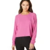 Beyond Yoga Slouchy Lounge Pullover -Everyday Yoga 6688794574891 hibiscuspink 1a