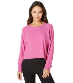 Beyond Yoga Slouchy Lounge Pullover 13 Beyond Yoga Slouchy Lounge Pullover -Everyday Yoga 6688794574891 hibiscuspink