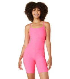 Beyond Yoga Spacedye Get In Gear Biker Jumpsuit -Everyday Yoga 6688796540971 electricpinkheather