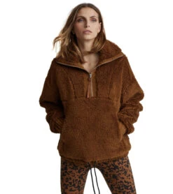 Varley Appleton Sweatshirt -Everyday Yoga 6707202293803 deepturmeric 2a