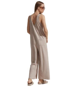 Varley Pelion Jumpsuit -Everyday Yoga 6707209142315 taupemarl 3a 1