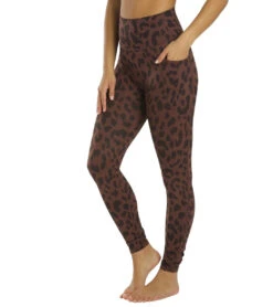 All Fenix Oversized Cheetah 7/8 Yoga Leggings Chocolate -Everyday Yoga 6710803136555 chocolate 5a