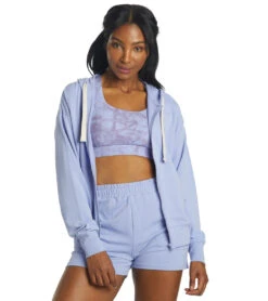 Glyder Vintage Oversized Zip Up Lilac -Everyday Yoga 6752533708843 lilac