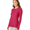 Beyond Yoga Featherweight Spacedye Classic Crew Pullover Dragonfruit-Sangria 1 Beyond Yoga Featherweight Spacedye Classic Crew Pullover Dragonfruit-Sangria -Everyday Yoga 6779760574507 dragonfruitsangria 2a