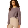 Beyond Yoga Smarten Up Pullover Silverberry 1 Beyond Yoga Smarten Up Pullover Silverberry -Everyday Yoga 6779858223147 silverberry 2a