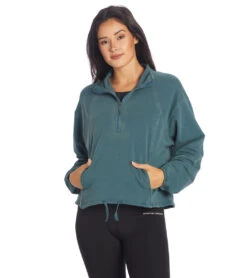 PrAna Calimero 1/2 Zip Bluefin -Everyday Yoga 6798801076267 bluefin