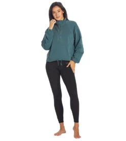 PrAna Calimero 1/2 Zip Bluefin -Everyday Yoga 6798801076267 bluefin 4a
