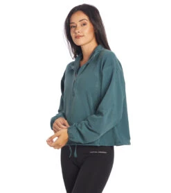 PrAna Calimero 1/2 Zip Bluefin -Everyday Yoga 6798801076267 bluefin 5a