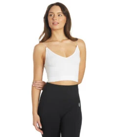 Free People Ribbed V-Neck Brami White 11 Free People Ribbed V-Neck Brami White -Everyday Yoga 6799517024299 white