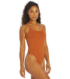 Free People Clean Lines Body Suit -Everyday Yoga 6799964602411 sienna 2a