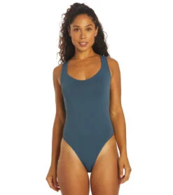Free People Clean Lines Body Suit -Everyday Yoga 6799964700715 stormynavy