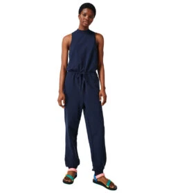Sweaty Betty Kaya Jumpsuit Navy Blue -Everyday Yoga 6809569427499 navyblue 1
