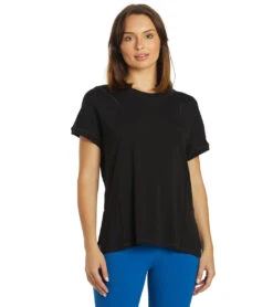 Sweaty Betty Glide Workout T-Shirt Black 13 Sweaty Betty Glide Workout T-Shirt Black -Everyday Yoga 6809577193515 black