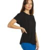 Sweaty Betty Glide Workout T-Shirt Black -Everyday Yoga 6809577193515 black 2a
