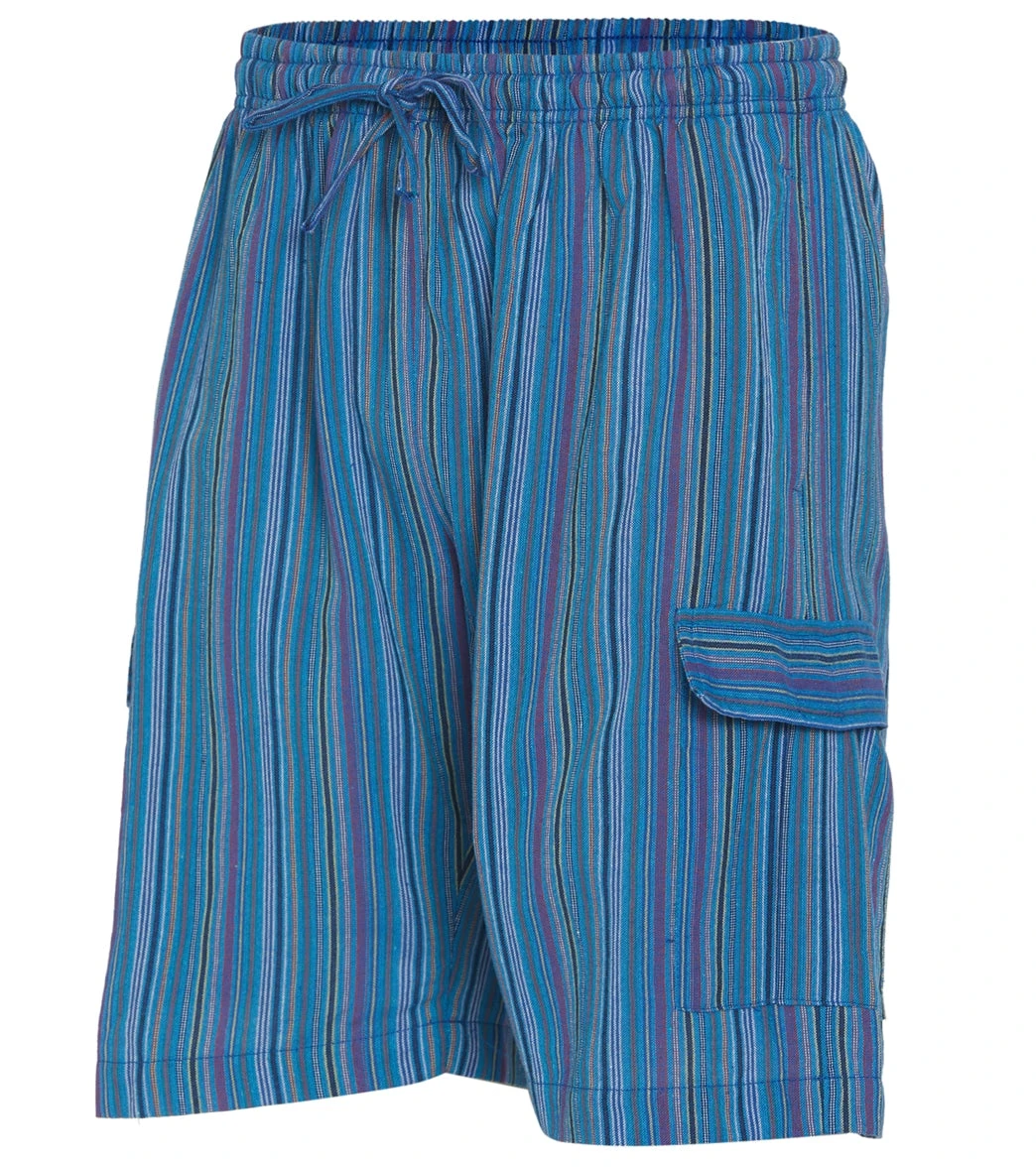 Yak & Yeti Men's Striped Shorts With Pockets 4 Yak & Yeti Men's Striped Shorts With Pockets - Image 2
